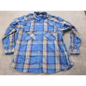 The North Face Shirt Womens XL Plaid Long Sleeve Button Hiking NF0A82QN